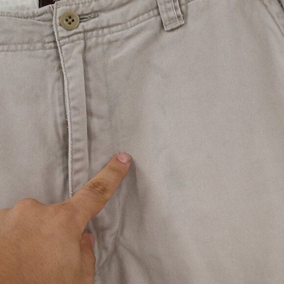 Y2K Abercrombie & fitch cargo pants Men's 32 34x29 flat front distressed cotton - Picture 3 of 16